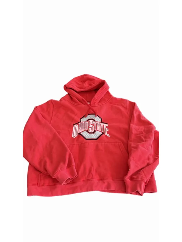 OHIO STATE Quilted Embroidered Hoodie - P2 Pro Player - Size 16/18 (XL) - Image 5