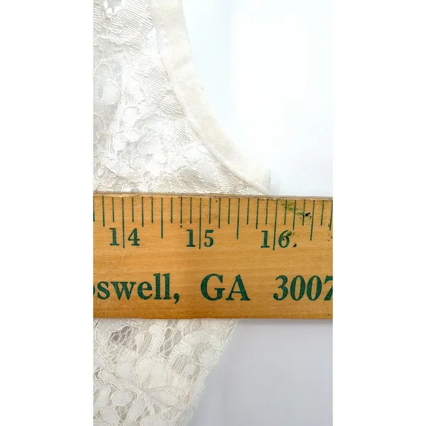 Hello Molly No Apologies Lace Corset Top Womens 8 White Bridal Coquette Romantic - Image 14