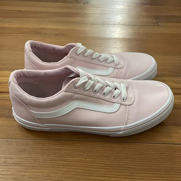 VANS Old Skool Pink Low top Sneaker Shoes Missy Size 6 Casual School Skateboard - Image 7