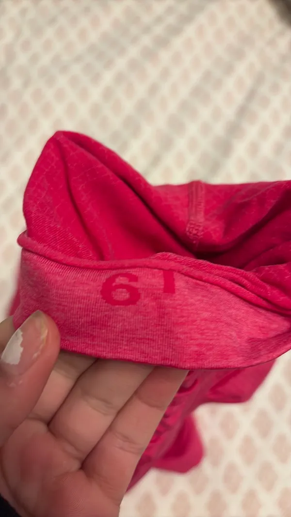 Hot Pink Lululemon Capri Leggings  - Image 5