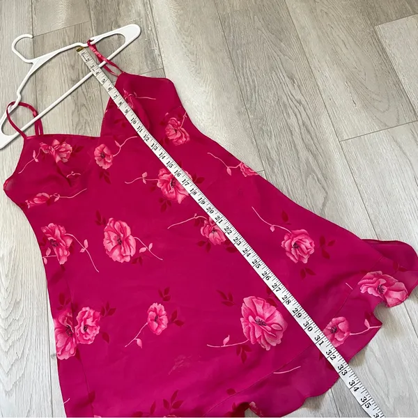 Y2K Slip Dress floral sheer mini avon intimates womens Pink (small) babydoll - Image 5