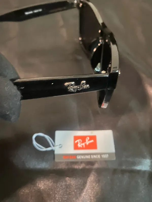 Ray-Ban Blaze Wayfarer Blue Mirror Shield Sunglasses RB4440 - Image 3