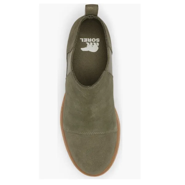 Sorel Evie II Waterproof Chelesa Bootie, Size 5.5 Stone Green, Leather/Suede NWT - Image 13