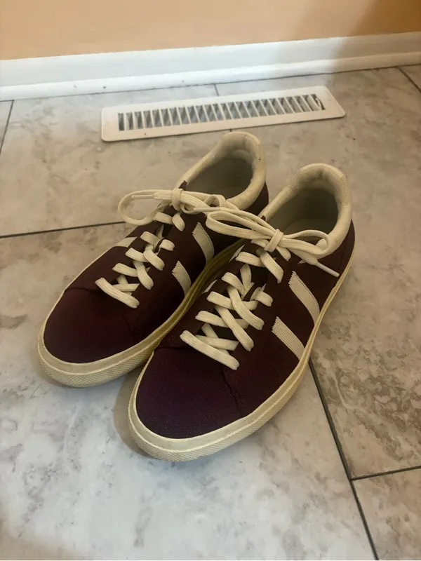 Rothy’s RS02 Sneakers in Maroon - Image 3