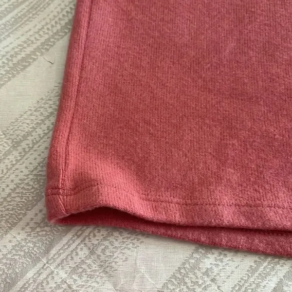 Zara Women’s Peach/Pink Short-sleeve Sweater - Image 4