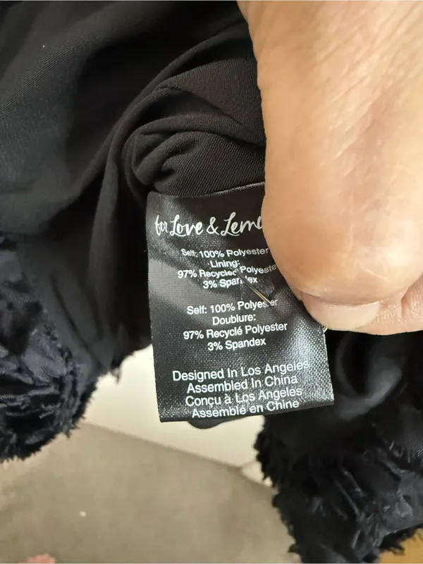 For Love and Lemons, Astrid, black, open back mini dress XS - Image 14