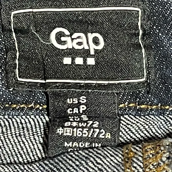 Gap Factory Store Indigo Denim Overalls, Size Small - Image 7