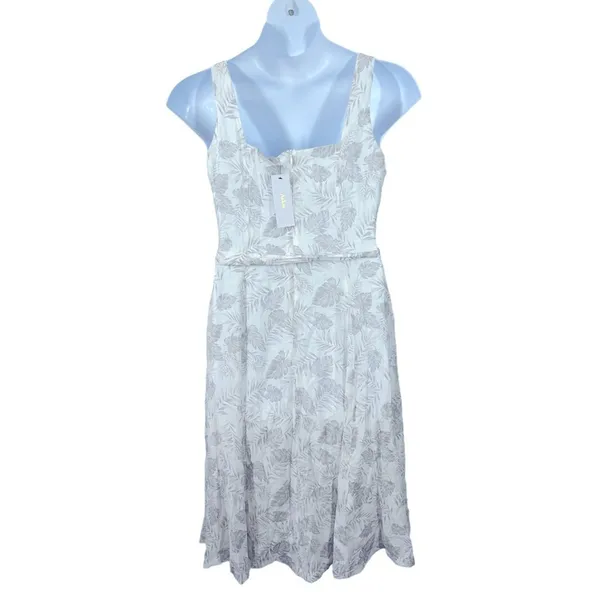 Anthropologie Aakaa NWT Floral Midi Dress Large Fit & Flare Garden Party - Image 9