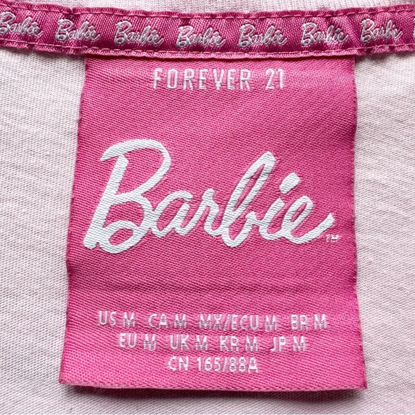 🔃Barbie Logo Pink Short Sleeve Tee Shirt - Image 6