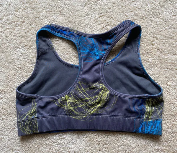 Nike Grey  Pro Sports Bra Medium - Image 2