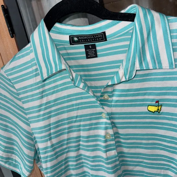 Masters Magnolia Lane Collection polo embroidered shirt collar golf augusta - Image 2
