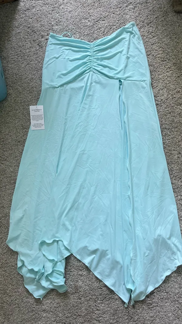 Sasha Therese Light Blue Maxi Skirt - Image 3