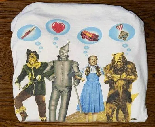Vintage Women’s Wizard Of Oz Long Sleeve T shirt tee Warner Bros 1998 Sz M - Image 2