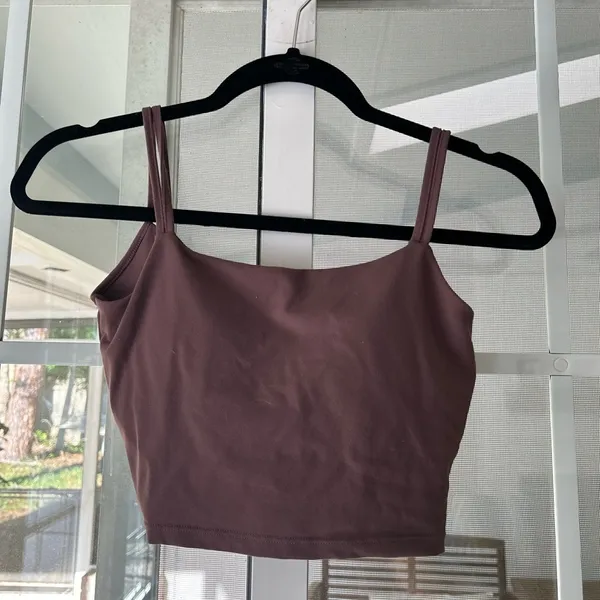 Halara Double Straps Backless Twisted Cropped Yoga Tank Top - Image 6