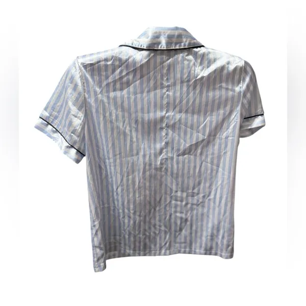 LYANER / stripe Silk Satin Pajamas p20 - Image 2