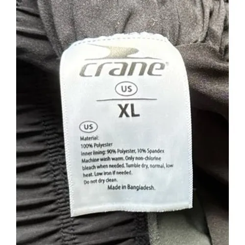 Crane Women's Black high-waisted‎ running shorts Size XL - Image 5