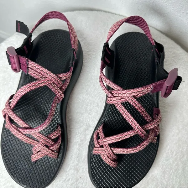 Chaco ZX/2 Sport Sandals Women's 6 Pink Wave Print J105500 hiking water - Image 7