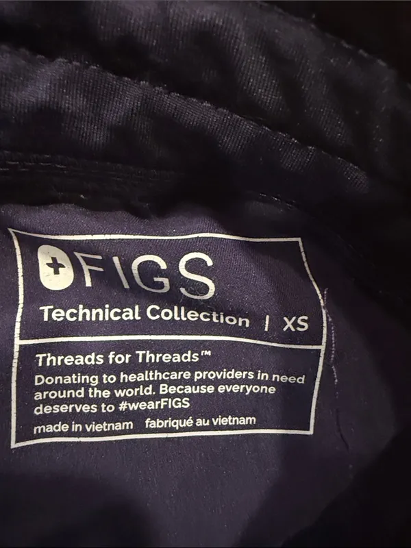 Figs women’s purple Zamora jogger bottom size xs. - Image 2