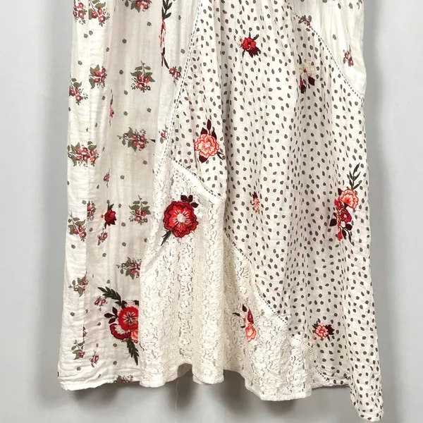 River Island Maxi Dress Womens 6 Cotton‎ Embroidered Lace Autumn Wedding Guest - Image 15