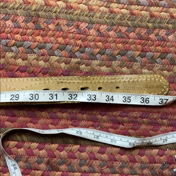 BROWN WESTERN LEATHER BELT - Image 5