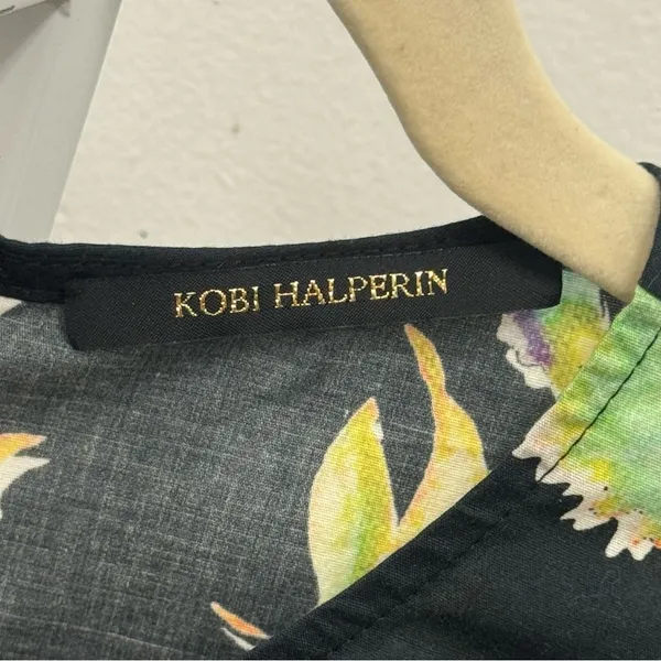 Kobi Halperin Floral Bodycon‎ Ruched Mini Dress Keyhole - Image 8