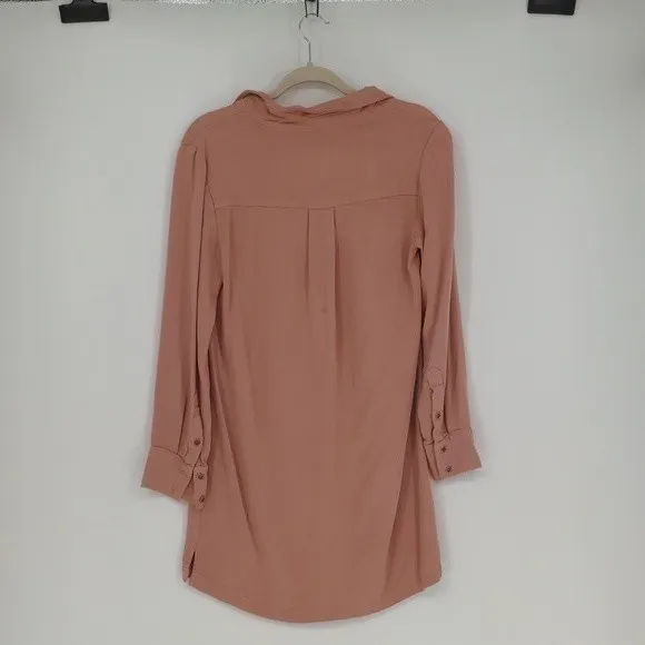 Lulus Best of All Pink‎ Long Sleeve Lace Up Dress Size Medium - Image 11