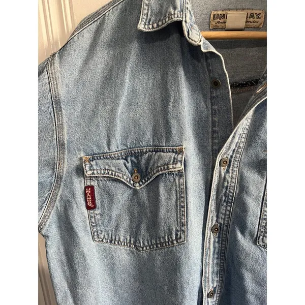 Vintage Unionbay denim shirt size xl - Image 2
