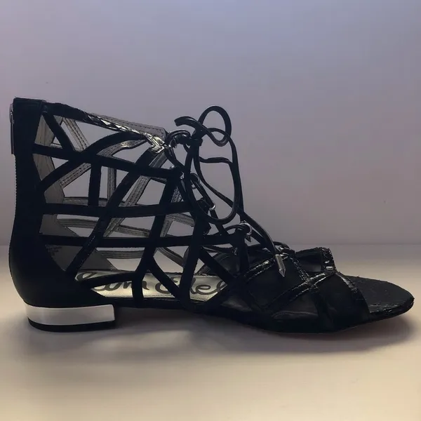 Sam Edelman Black‎ Denver Flat Sandals - Image 9
