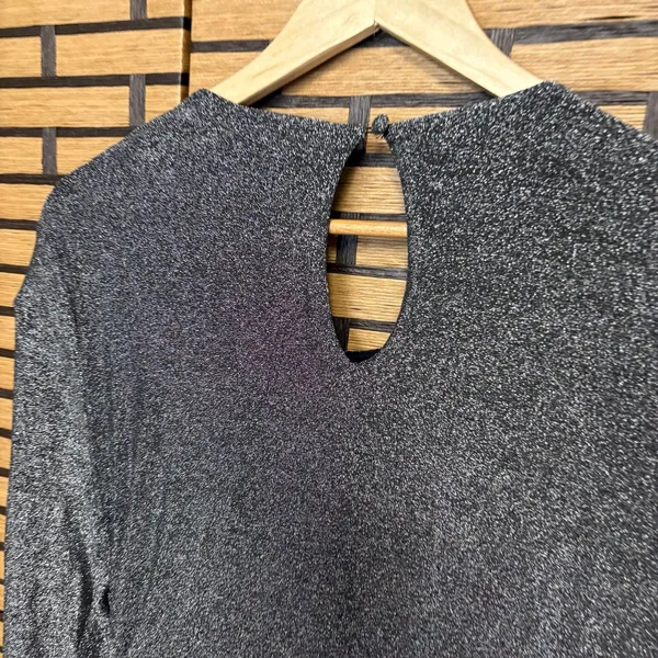 Veronica Beard‎ Cyrus Black Shimmer Dress Size Large - Image 5