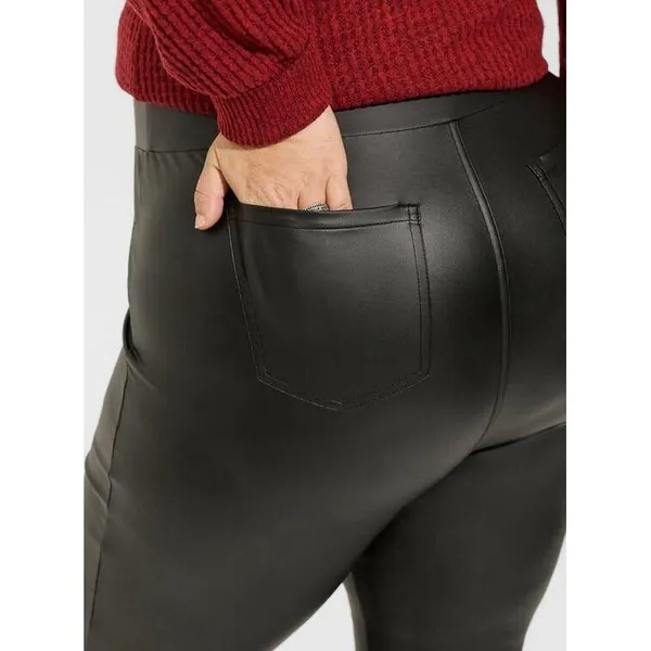 Torrid Pants Women's‎ Size 2X Signature Waist Faux Leather Slim Boot Legging - Image 3