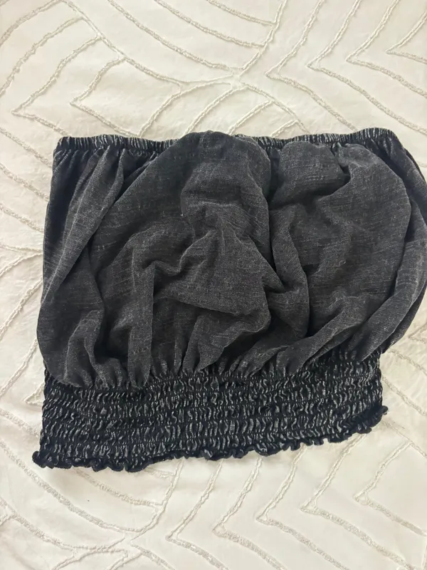 Grey Urban Strapless Top Size XS - Image 4