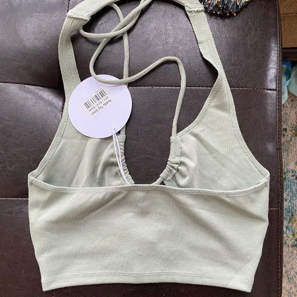 Princess Polly Green Raddix Halter Top - Image 6