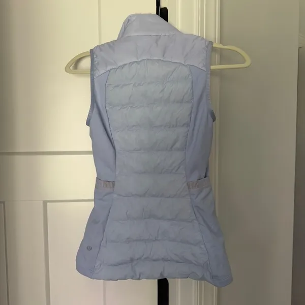 Lululemon Down For It All Vest‎ Lavender Dusk Purple Blue W4AQLS - Image 7