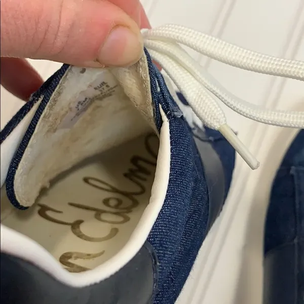 Sam Edelman Marquette Denim Navy Sneakers - Image 7