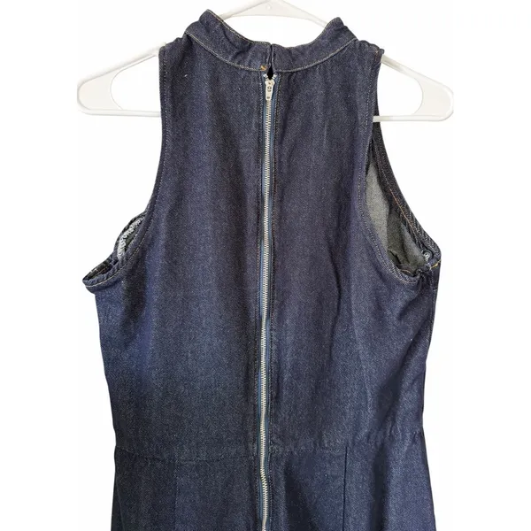 Amanda Uprichard X Revolve Marshall Mini Dress‎ Indigo Women's Size X-Large - Image 4