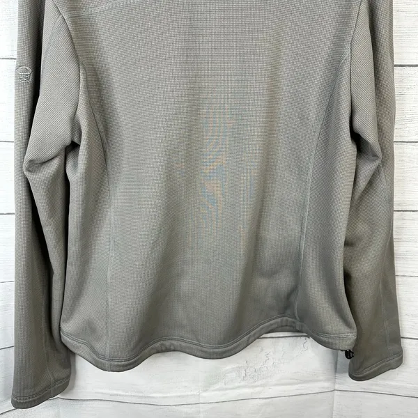Mountain Hardwear Womens size Large Microchill Full Zip Up Jacket Gray Hiking - Image 6