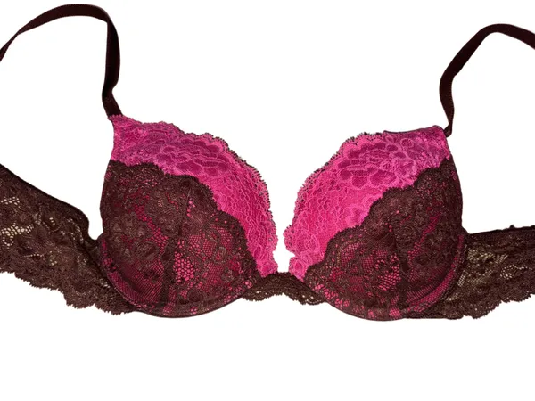 Victoria's Secret Brown & Pink Lace Bra - Image 2