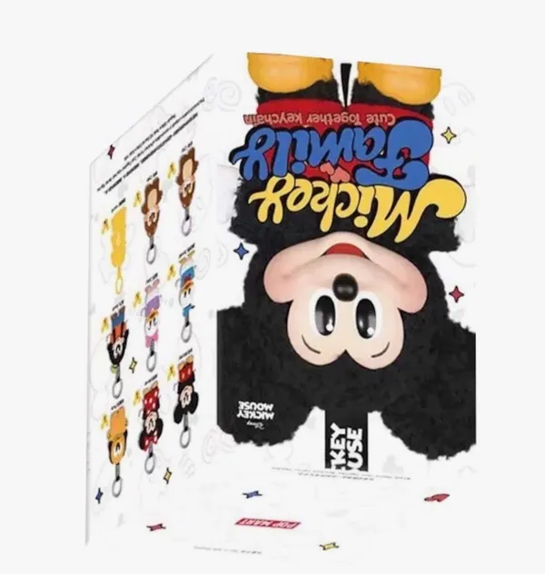 Pop Mart Disney Mickey Family Together Series Secret Edition Plush Keychain - Image 2
