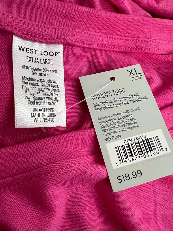 Westloop Ladies Pink Top - Image 5