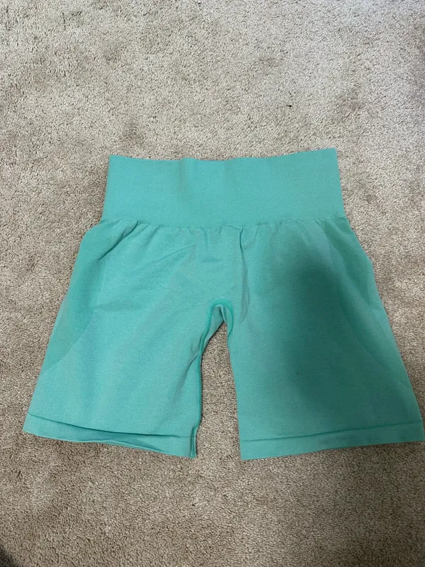 Teal NVGTN Shorts - Image 2