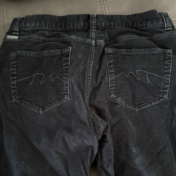 Women’s Columbia Black Corduroy Trousers Size 4 Regular - Image 10