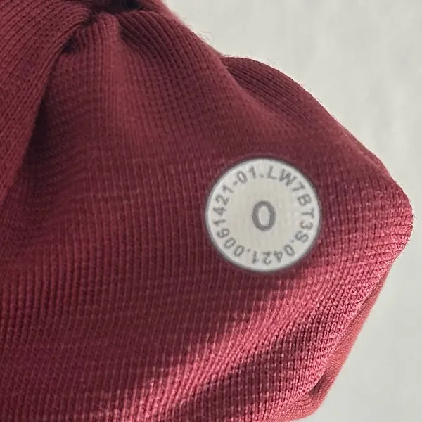Lululemon Align Bike Short 6" Chianti Wine Red Sz 0 - Image 5