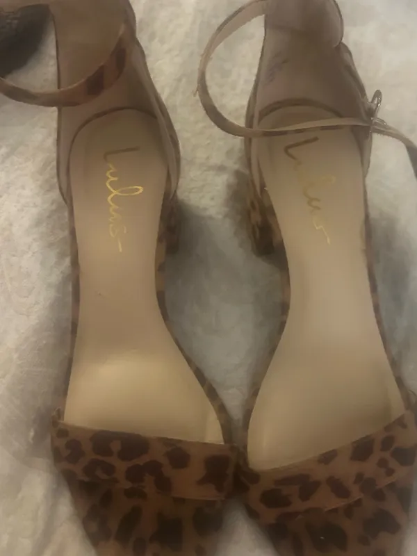 Lulus Harper Leopard Print Sandals - Image 2