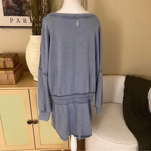 FREE PEOPLE‎ MOVEMENT Isley Tunic Oversized In blue Size Small - Image 5