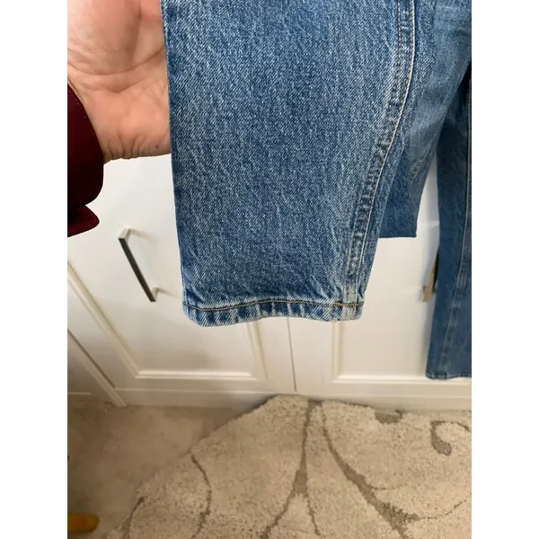 We The Free Jeans Women's High Waist Straight Leg‎ Denim Jeans Blue Size 25 - Image 4