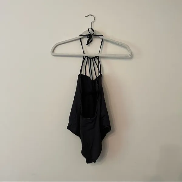 Billabong Sol Searcher Black Sands Strappy One Piece Swimsuit Small - Image 6