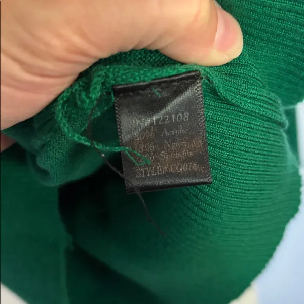 Ye Mak Sweater — Kelly Vibrant Green Cardigan - Image 4