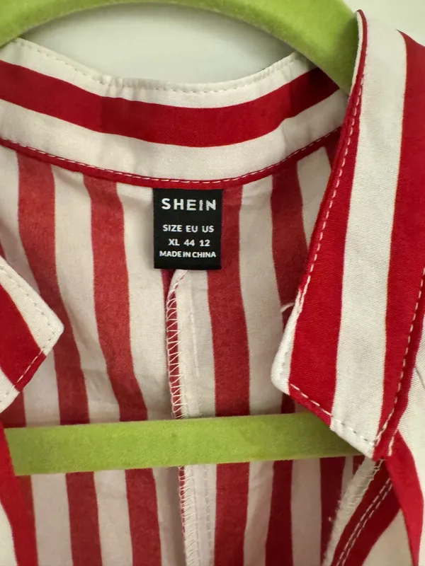 Red Striped Dress - Image 3