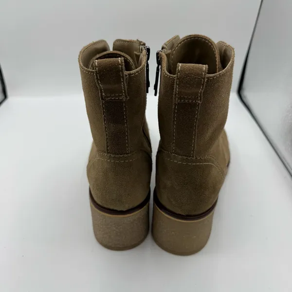 Blondo Tan Suede Waterproof Lace Up Combat‎ Boots Size 9 quality neutral staple - Image 5