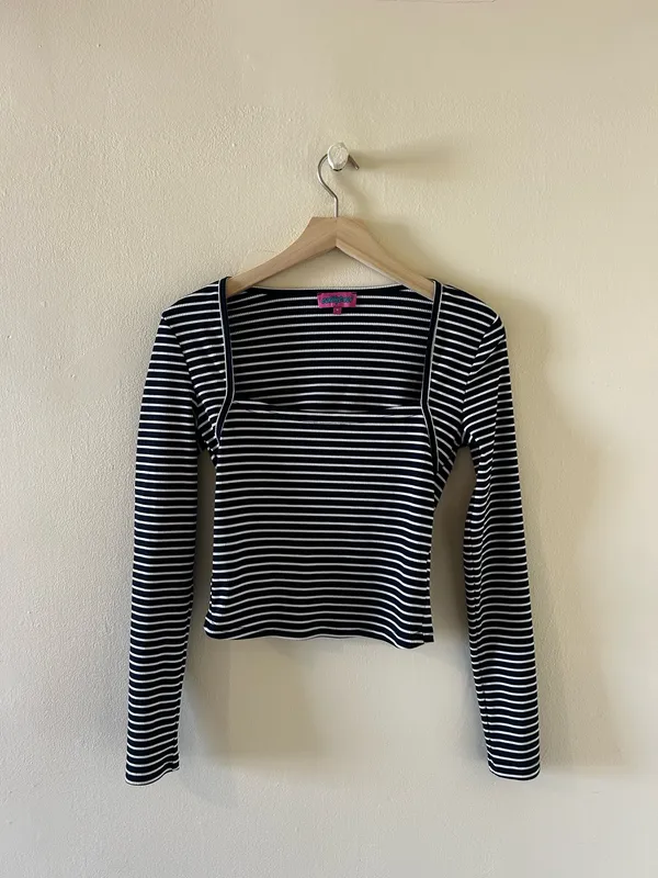 Edikted Alex Stripe Top - Image 4
